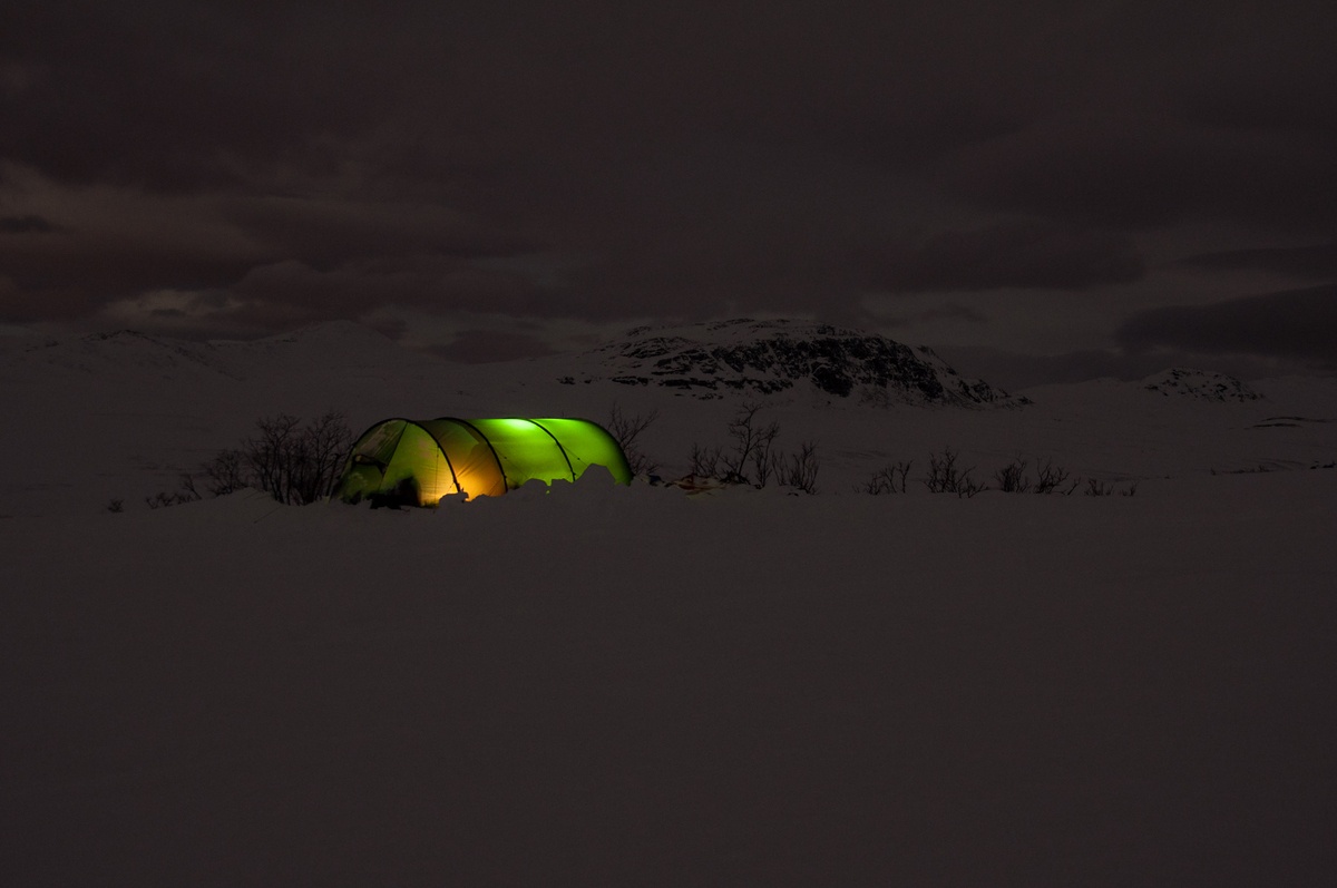 Dein Winterzelt ist dein Zuhause auf Zeit (Foto: Lutz Grünke)