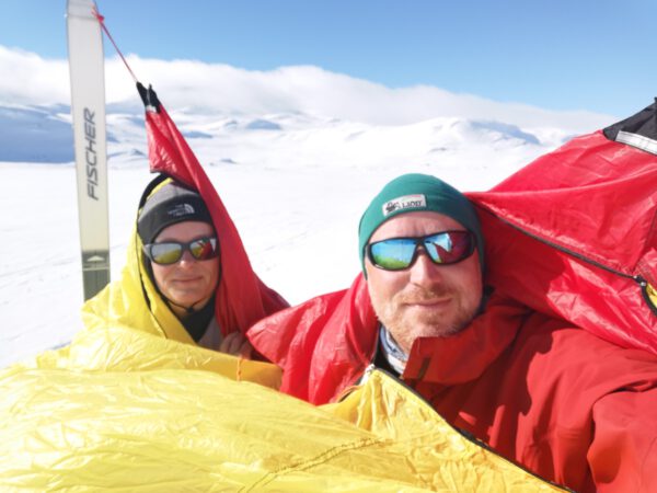 Fjellsicherheit mit dem Windsack