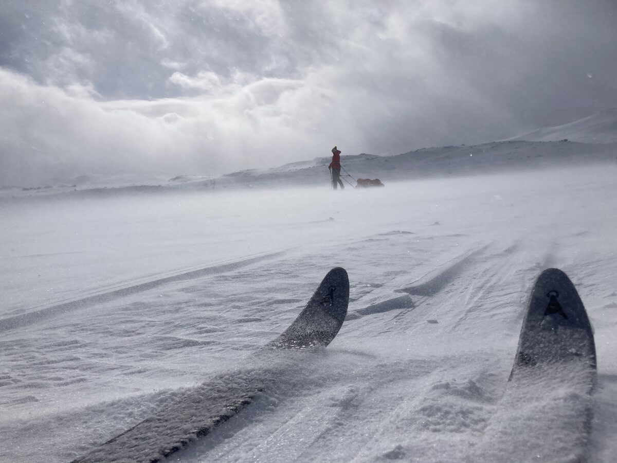 Durchquerung der Hardangervidda im Winter (Foto: F. Hordt)