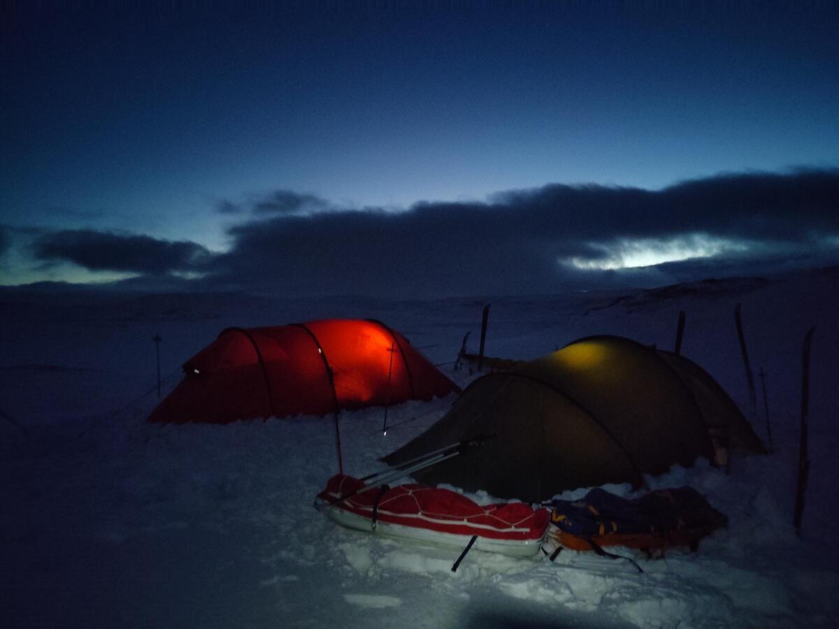 Abendstimmung am Ende der Hardangervidda Durchquerung (Foto: F. Hordt)